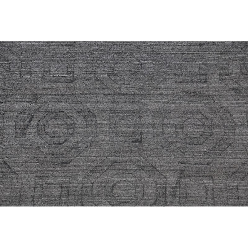 Geometric Oriental Modern Gabbeh Wool Area Rug Handmade Carpet - 4'11" x 7'8"