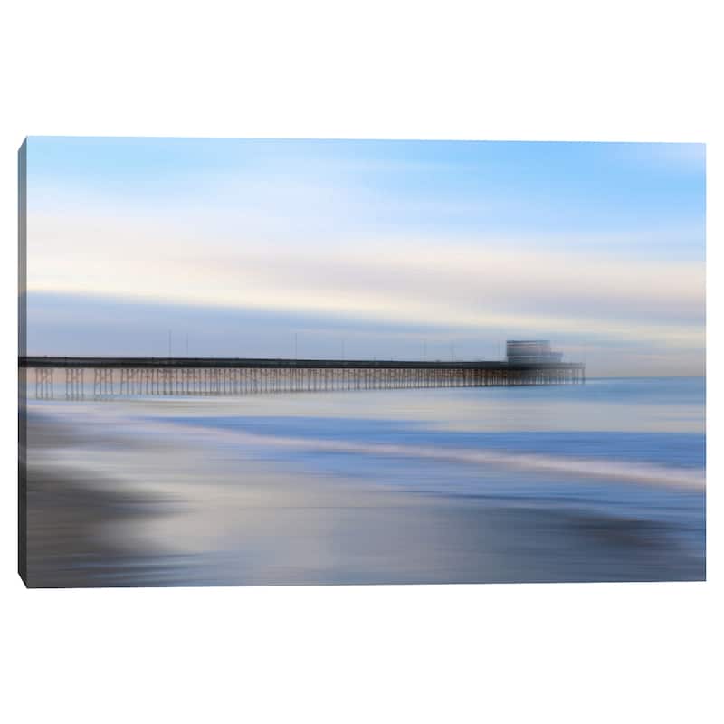 Newport Pier by Mark Timothy Canvas Art Print