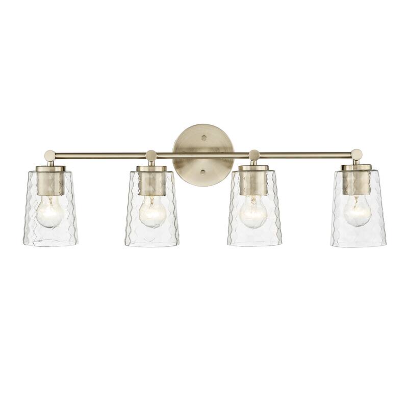 Millennium Lighting Ashli 2/4 Light Vanity Light with Clear Honeycomb Glass Shades