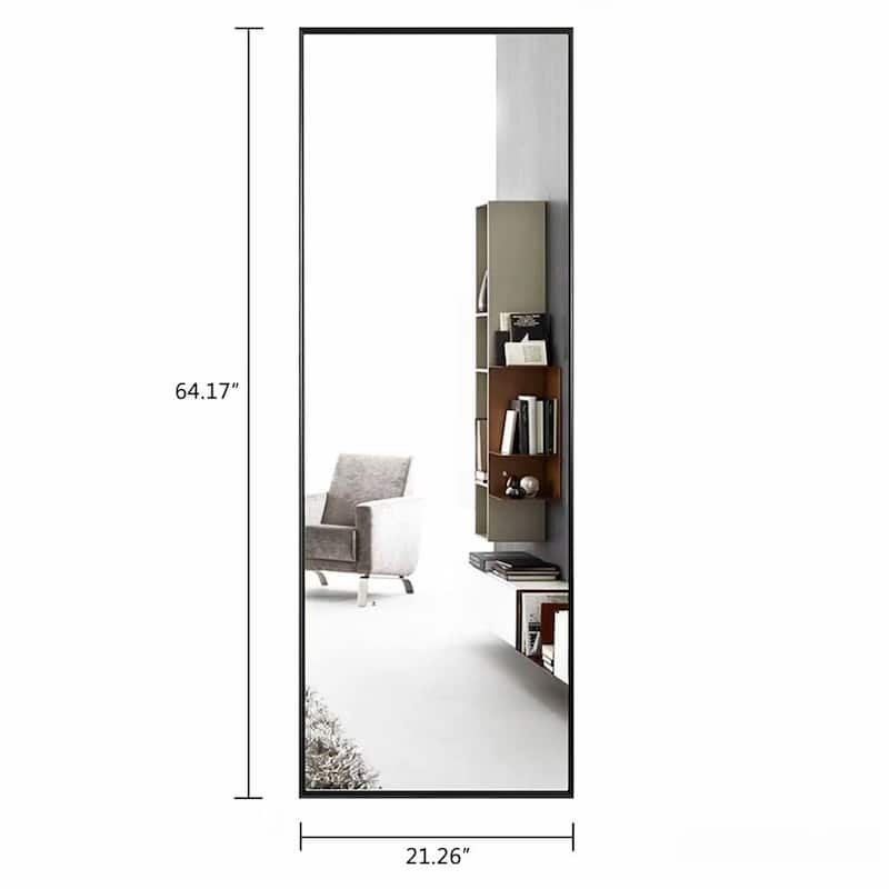 Aluminum Alloy Full Length Floor Mirror