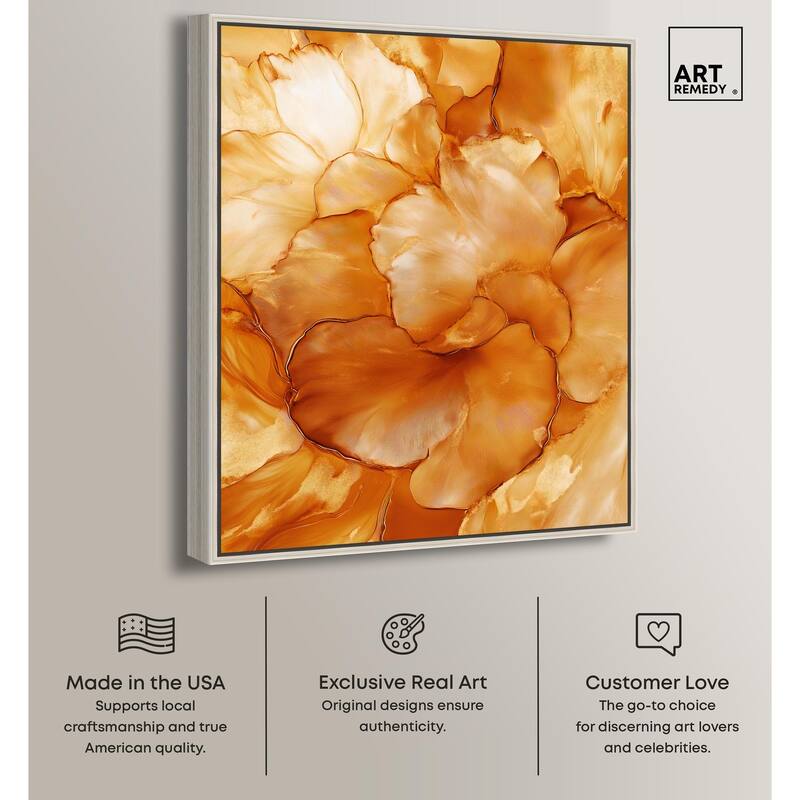Sunlit Bloom II Canvas by Art Remedy