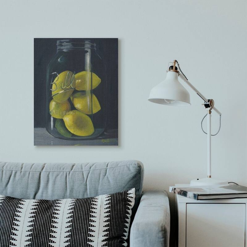 Stupell Lemon Fruit Still Life Painting,16x20, Proudly Made in USA - Multi-Color
