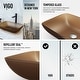 preview thumbnail 4 of 12, VIGO Sottile 18"L x 13"W Glass Vessel Sink and Gotham 12"H Faucet Set