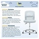 preview thumbnail 28 of 51, Serta Essentials Ergonomic Armless Task Chair