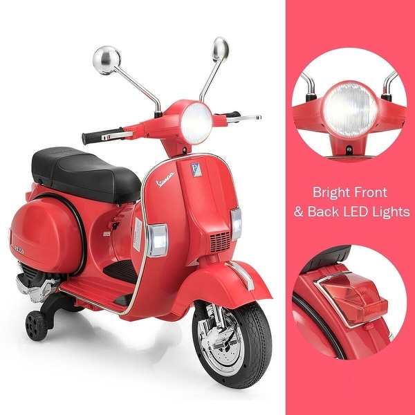 vespa primavera 6v electric ride on scooter