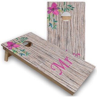 Mr & Mrs Outdoor Cornhole Set