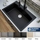 preview thumbnail 54 of 62, Karran Drop-In Quartz Single Bowl Kitchen Sink