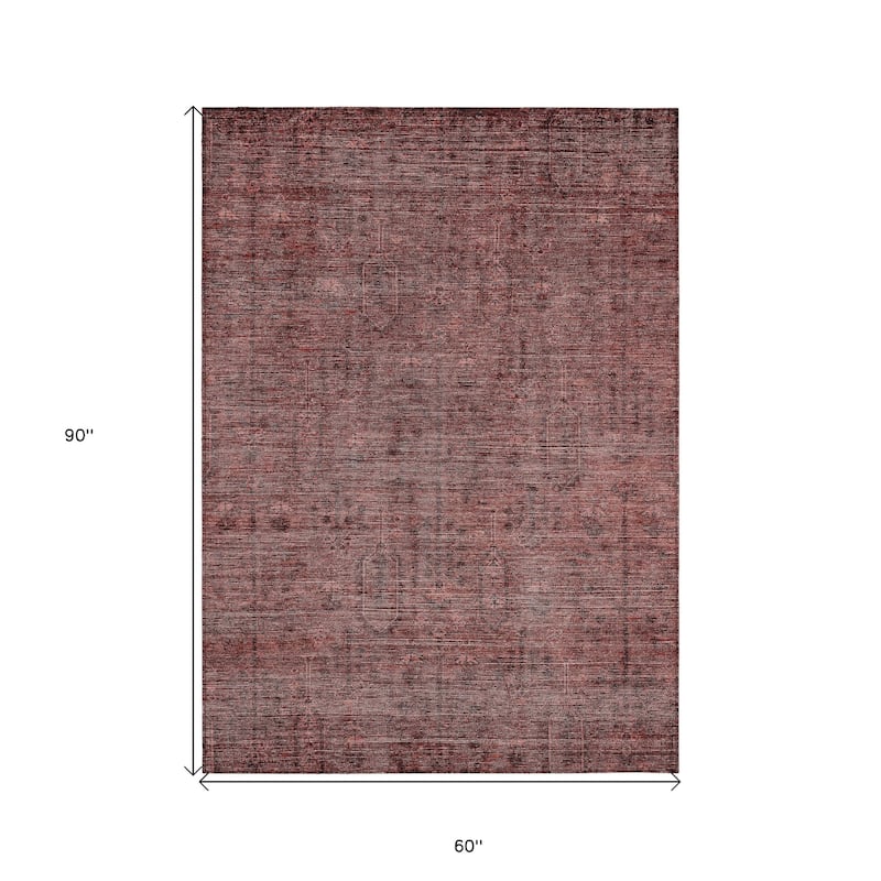 HomeRoots Southwestern Transitional Rectangle Outdoor Rug