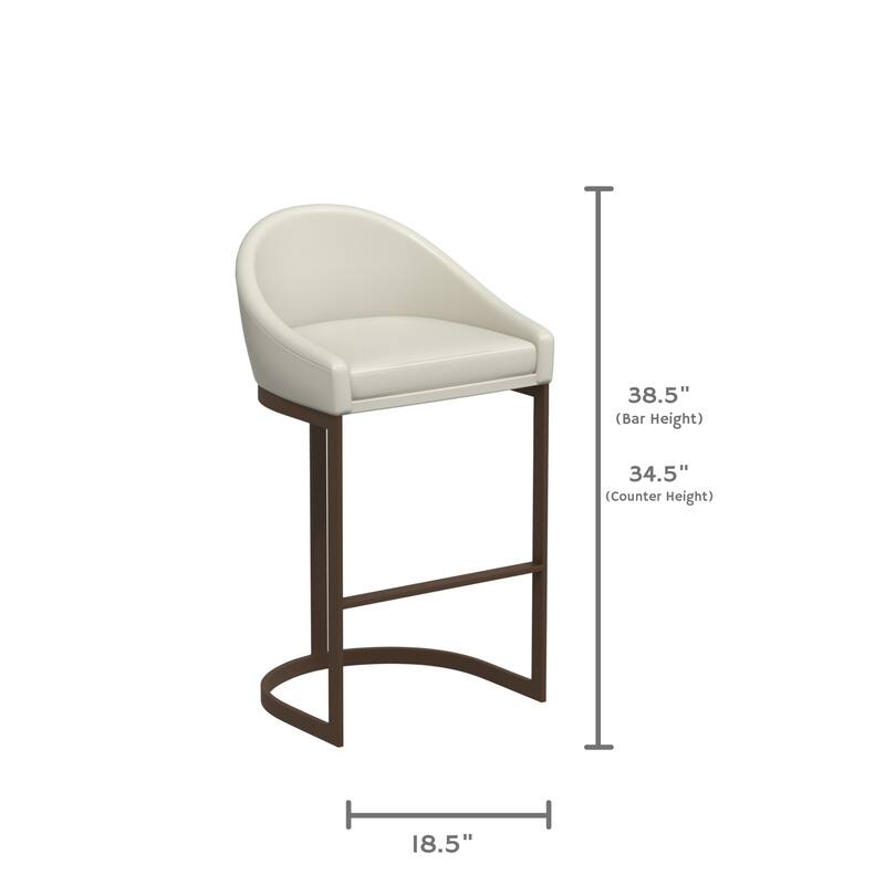 Tempo Furniture Kori Stationary 26" Counterstool/30" Barstool by Furnish Theory