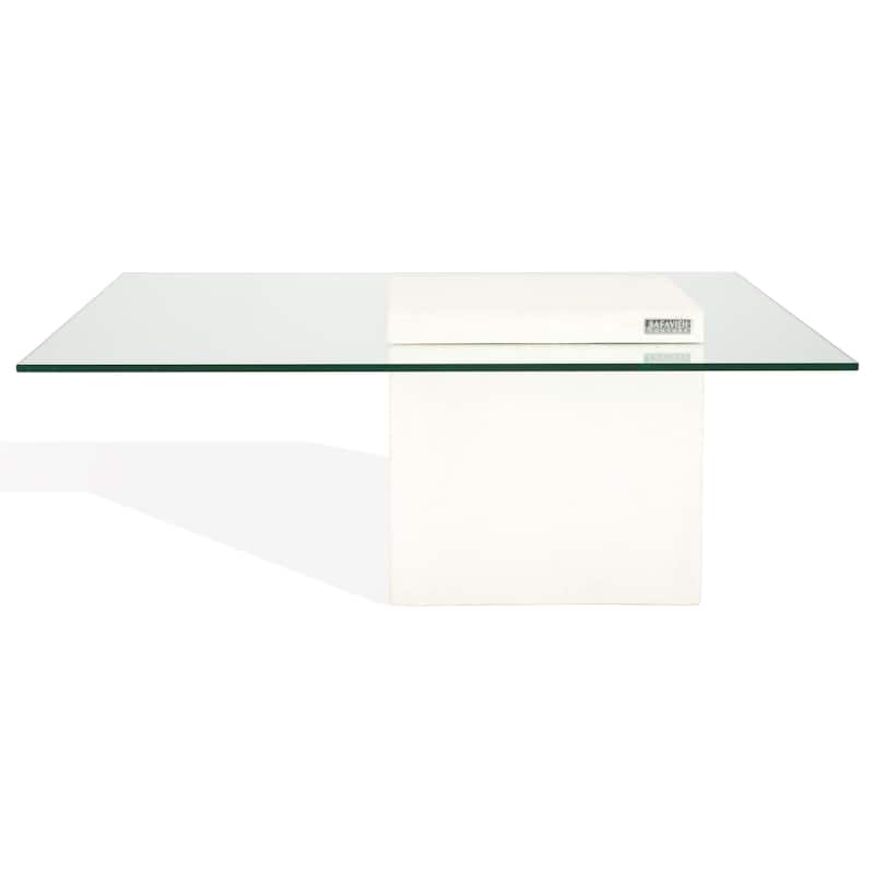 SAFAVIEH Couture Sophibeth Concrete Coffee Table - 39"W x 39"D x 15"H