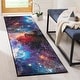 preview thumbnail 2 of 44, SAFAVIEH Galaxy Jenna Modern Abstract Celestial Rug 2'3" x 10' Runner - Purple/Multi - Runner