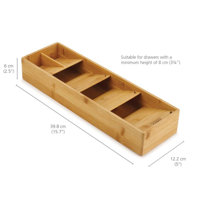 Joseph Joseph DrawerStore Bamboo Cutlery Organizer