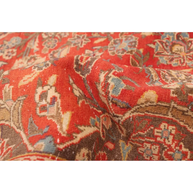 ECARPETGALLERY Hand-knotted Antalya Vintage Red Wool Rug - 9'2 x 13'2