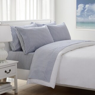 VCNY Home Stripe Print Sheet Set - Bed Bath & Beyond - 35421816