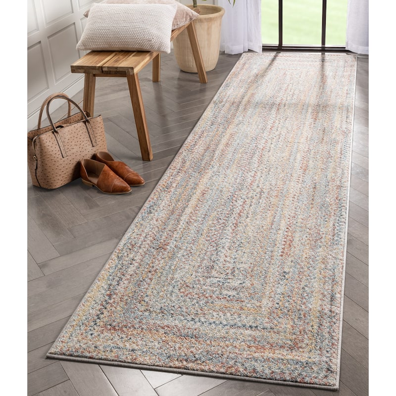 Well Woven Rodeo Chindi Bohemian Vintage Area Rug