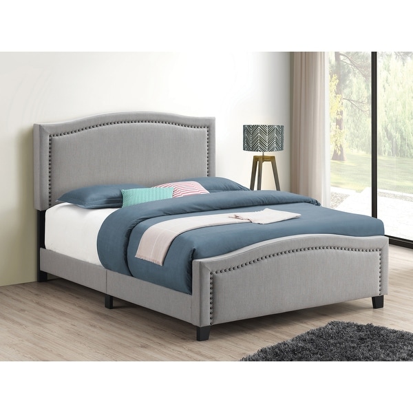 Larson Nailhead Trim Upholstered Panel Bed. Opens flyout.