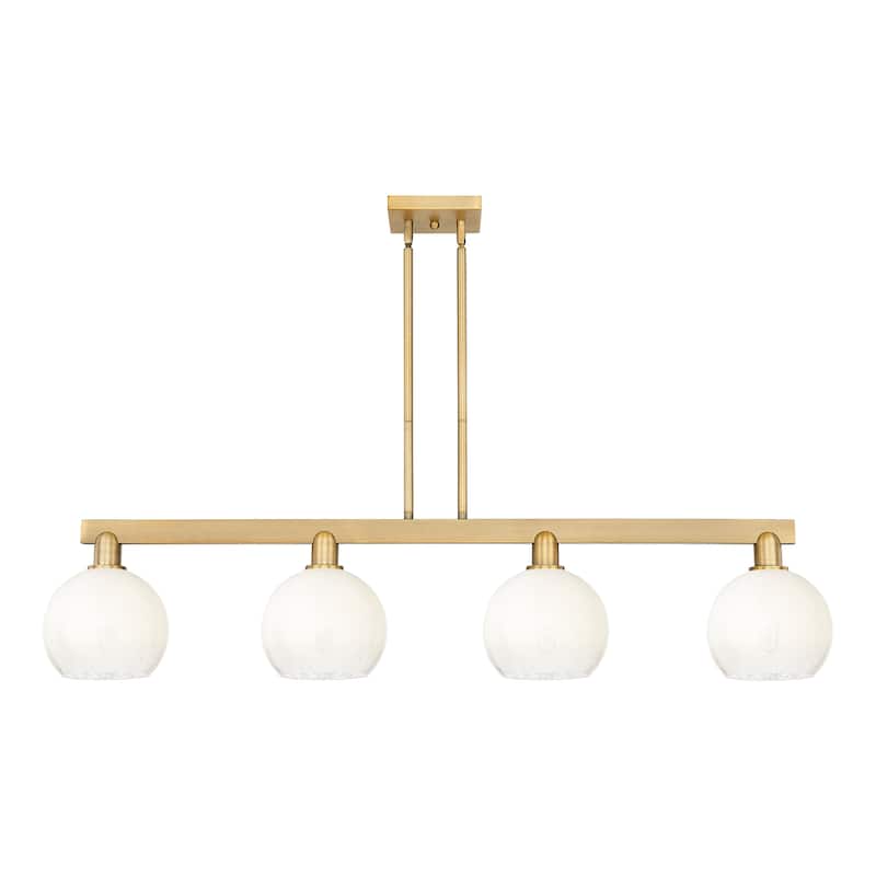 Innovations Lighting Urban Downtown - Brookhaven Globe - 4 Light 48" Stem Hung Island Light