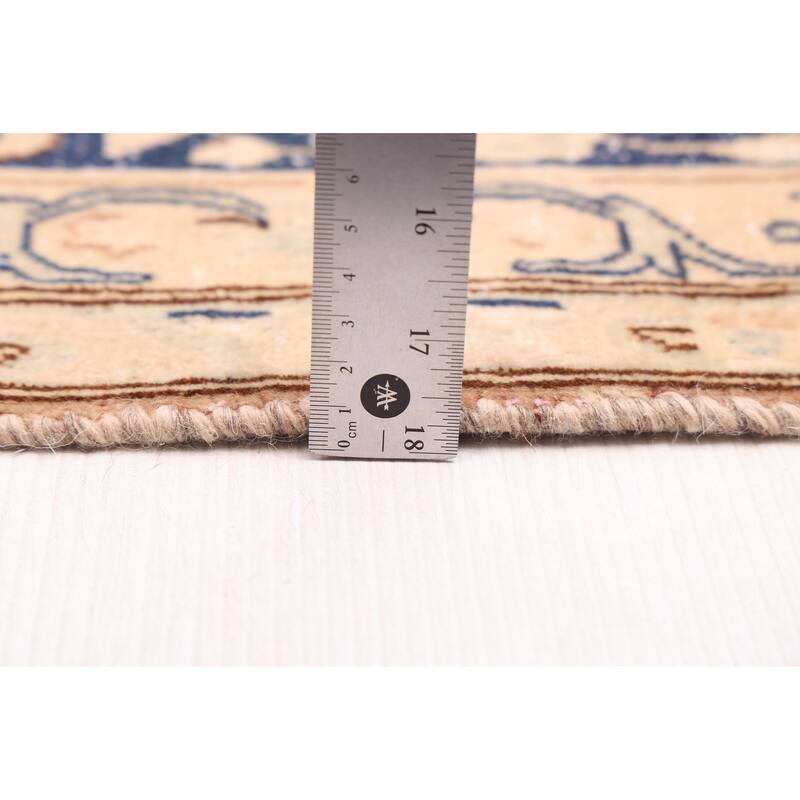 ECARPETGALLERY Hand-knotted Antalya Vintage Beige Wool Rug - 9'7 x 12'9