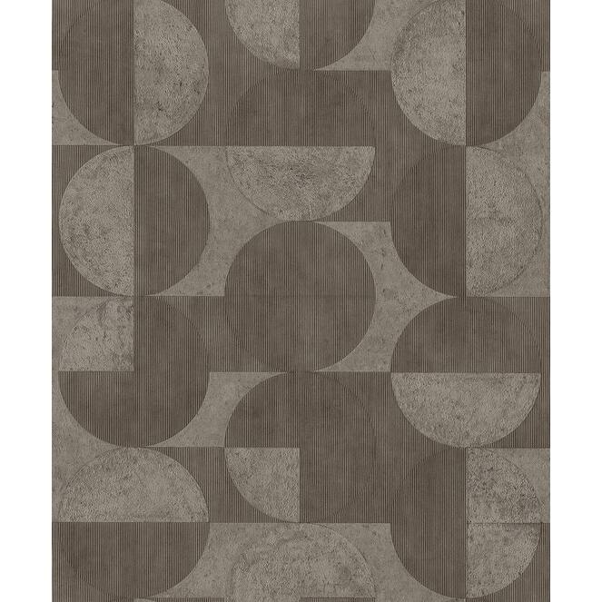 Advantage Barcelo Brown Circles Wallpaper - Brown