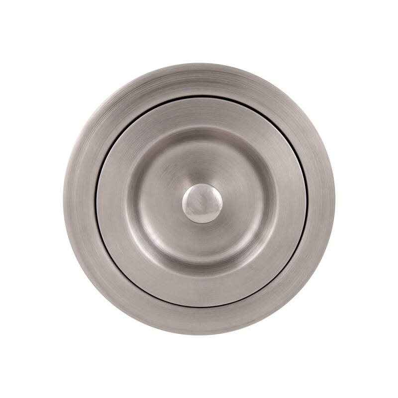 Design House 3-1/2" Basket Strainer with Deep and Removable Food Waste - Satin Stainless Steel