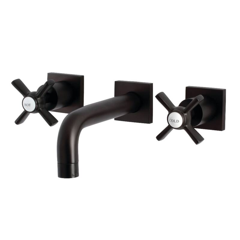 Kingston Brass Millennium 1.2 GPM Wall Mounted Widespread Bathroom