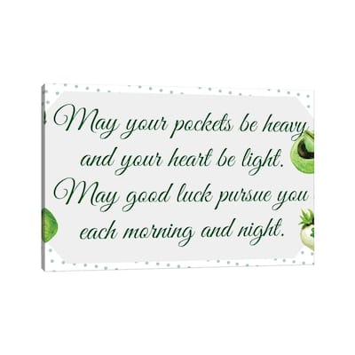 iCanvas "St. Patrick's Day Collection C" by Melissa Wang Canvas Print