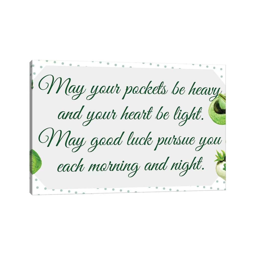 iCanvas "St. Patrick's Day Collection C" by Melissa Wang Canvas Print