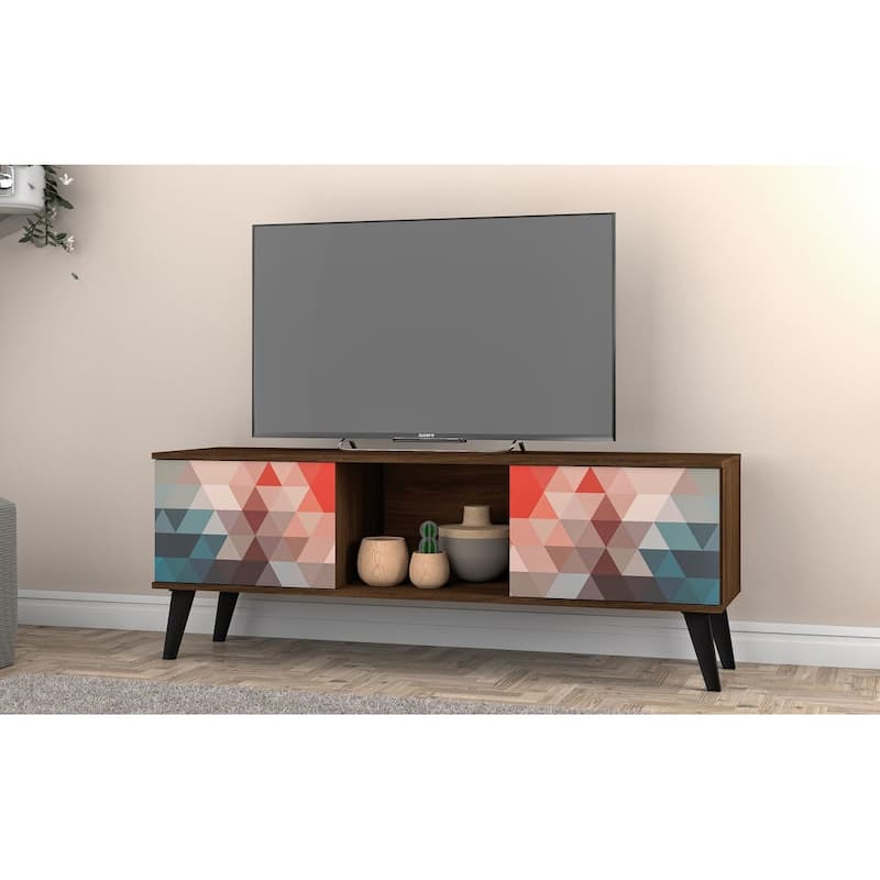 Manhattan Comfort Takajarvi Mid Century Modern Media Cabinet