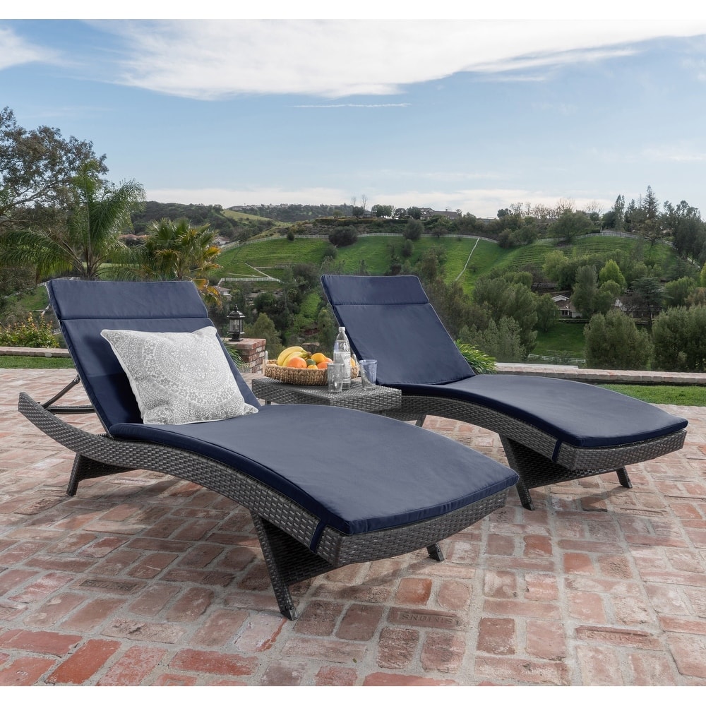 Vilano 3-piece Outdoor Cushioned Lounge Set by Havenside Home