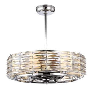 Savoy House Taurus 6-Light Fan D'Lier in Polished Chrome