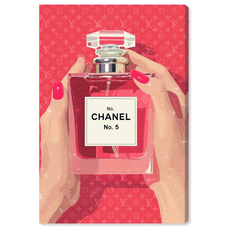 Perfume in Hands Canvas by Art Remedy, Gallery Wrapped - 24" x 36"