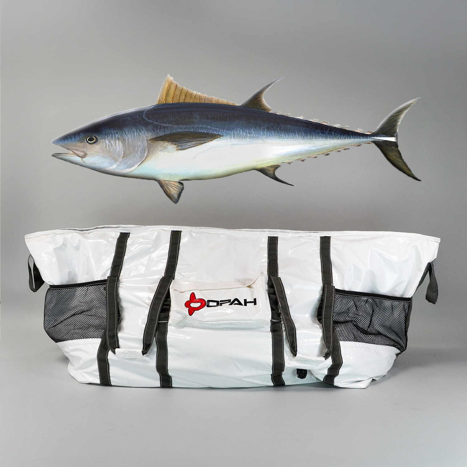 OPAH Gear Fathom 7 Insulated Fishing Cooler Bag, Cow Tuna, Bag Size 82"L x 30"W x 36"H - 82'L x 30'W x 36'H