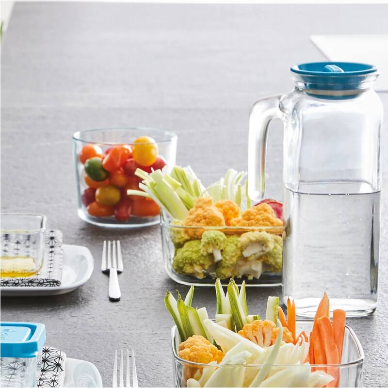 Bormioli Rocco Set of 2 Frigoverre Classic Jugs with Lid