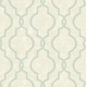 preview thumbnail 2 of 3, Seabrook Designs Arlie Classical Trellis Unpasted Wallpaper 20.5 in. W x 33 ft. L - Metallic Eggshell & Seafoam