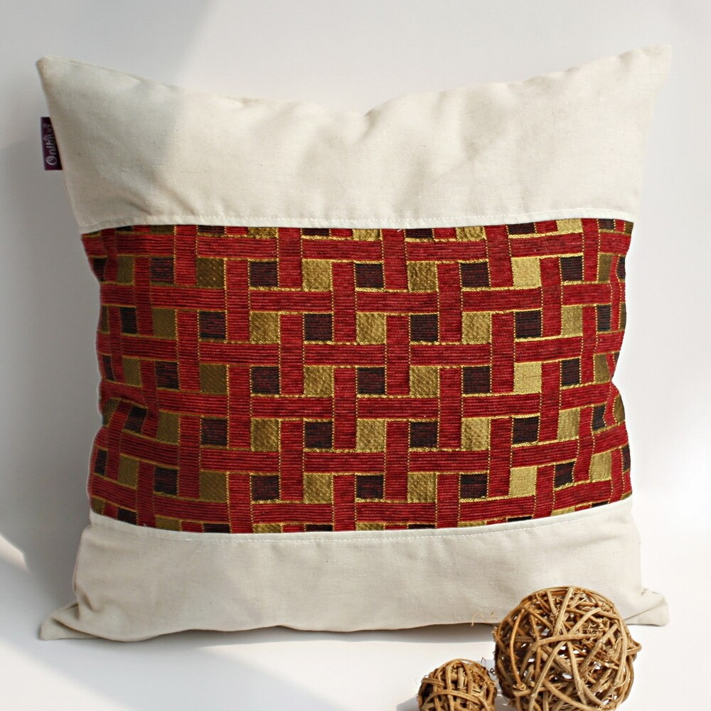 Red Floor Floral Throw Pillows Bed Bath Beyond