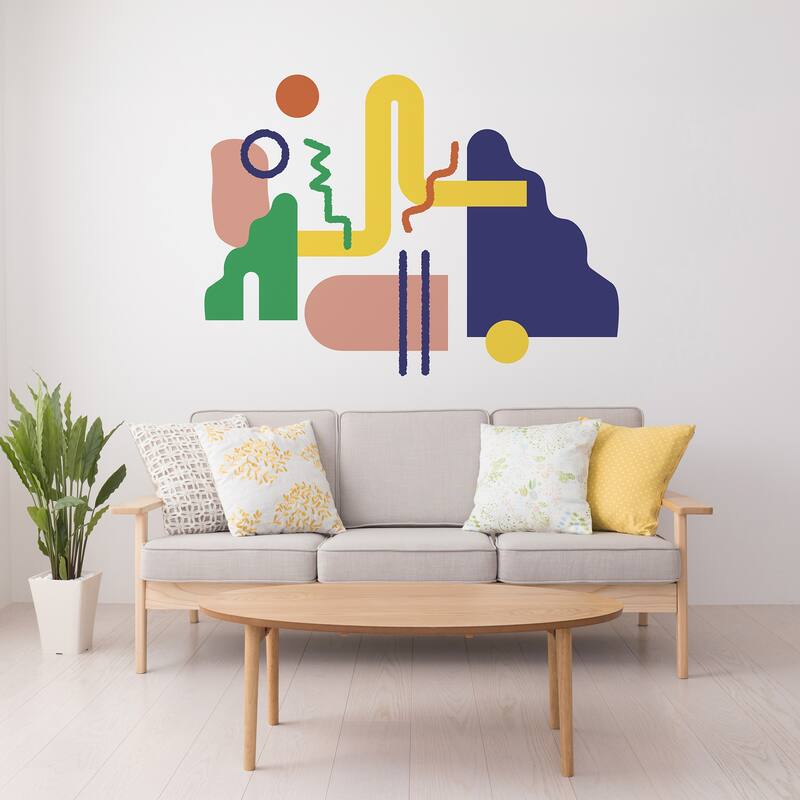 Very Gay Paint Fun Haus Modular Mural Peel and Stick Wall Decals