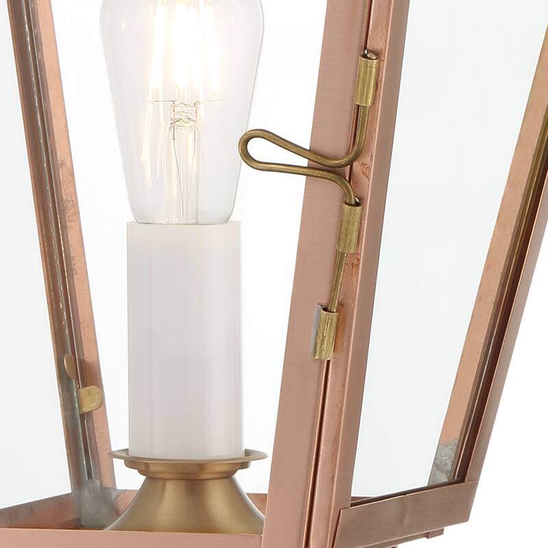 Elk Home Olde Colony Outdoor Post Light - Copper
