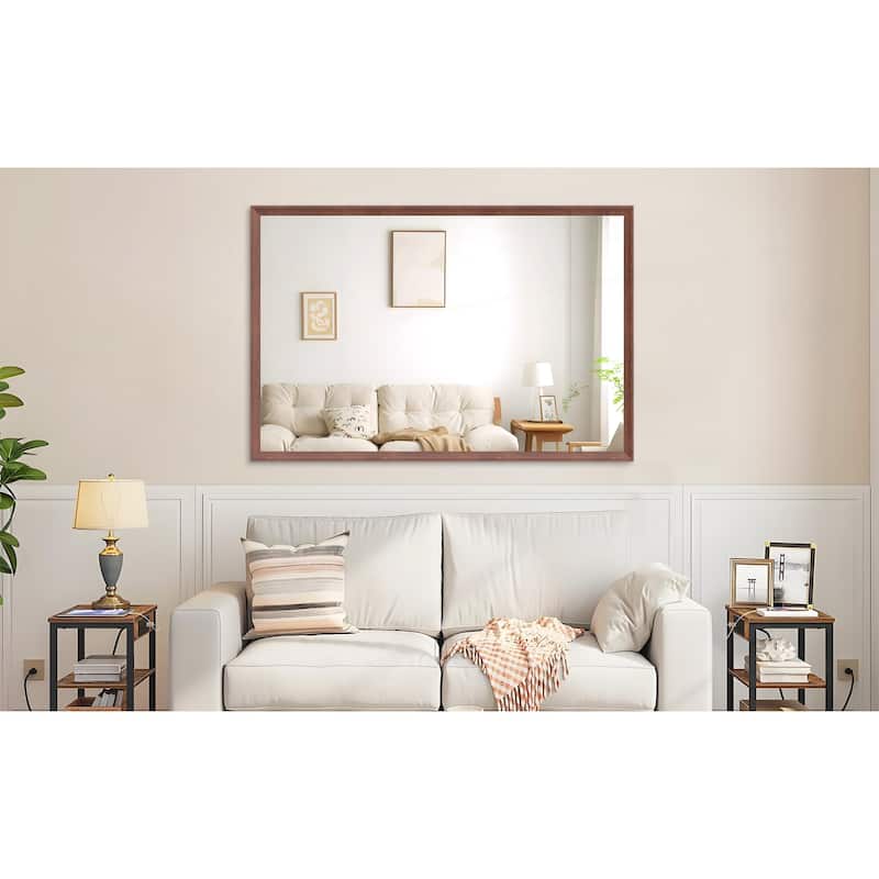 Oversized Modern Rectangle Bathroom Mirror