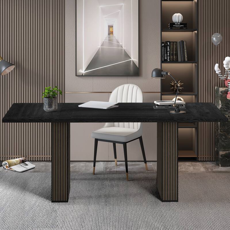 78-inch Wooden Rectangular Dining Table