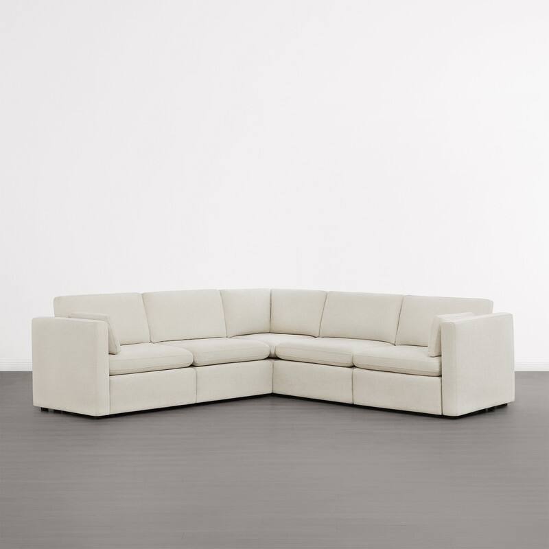 Spruce & Spring Mia Oversized Modular Sectional Fabric Sofa Set