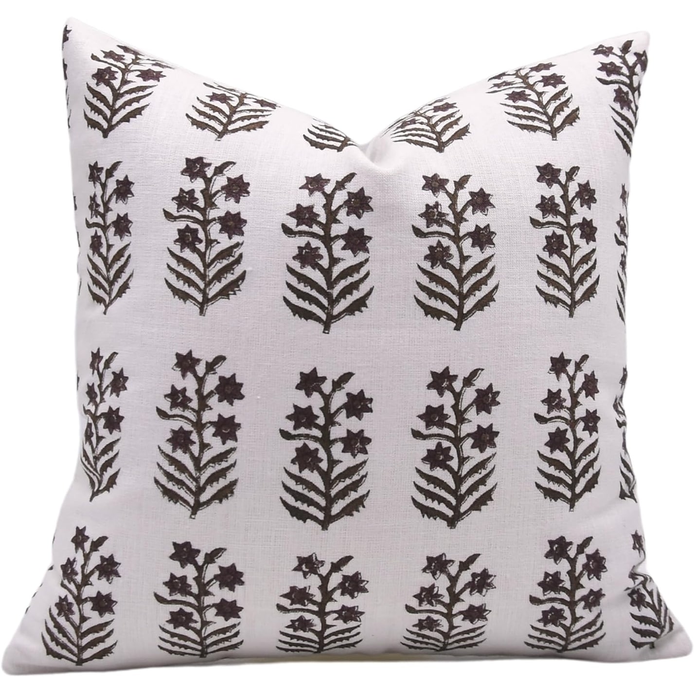 Fabdivine Decorative Linen Pillow Cover Handcrafted Couch, Chair Accent, Inderdhanush