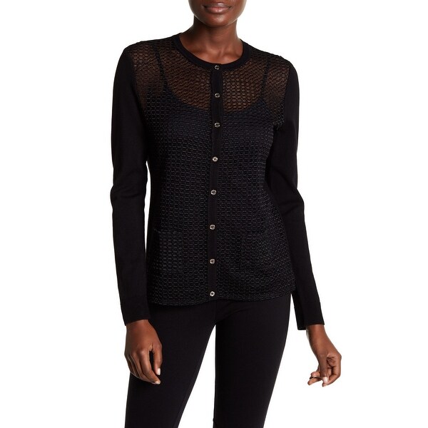 tommy hilfiger black cardigan