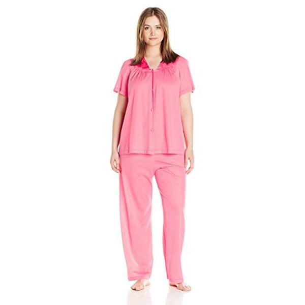 Vanity Fair Women S Coloratura Sleepwear Short Sleeve Pajama Set 90107 Overstock 19813222