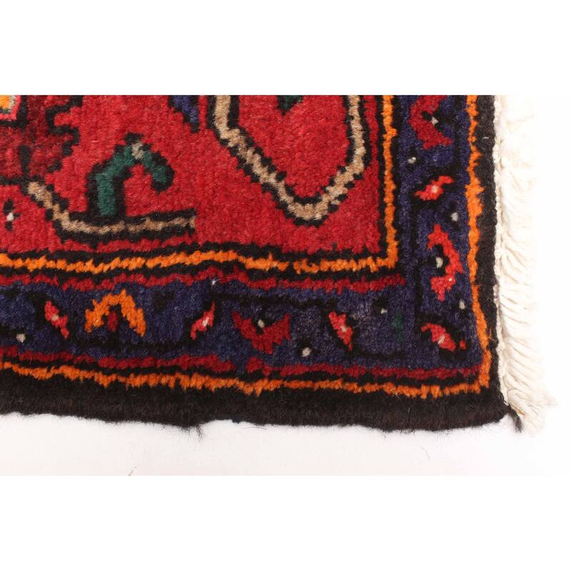 ECARPETGALLERY Hand-knotted Andelz Red Wool Rug - 4'7 x 6'4