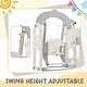 preview thumbnail 3 of 65, 5 in 1 Toddler Slide and Swing Set - Indoor & Outdoor Kids Playground Climber with Telescope - 71.6'' L x 56.3'' W x 45.2'' H