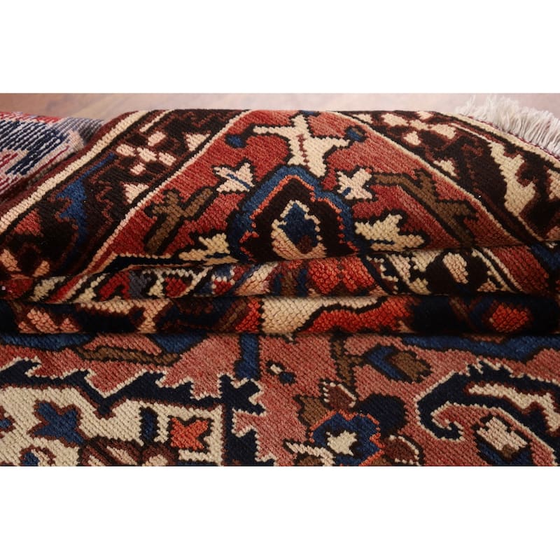 Bakhtiari Persian Vintage Rug Hand-Knotted Wool Carpet - 10'0"x 12'6"
