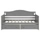 preview thumbnail 38 of 84, Arched Backrest Daybed Wood Slat Support Sofa Bed with 2 Drawers or Trundle Bed, Classic Twin Daybed Frame