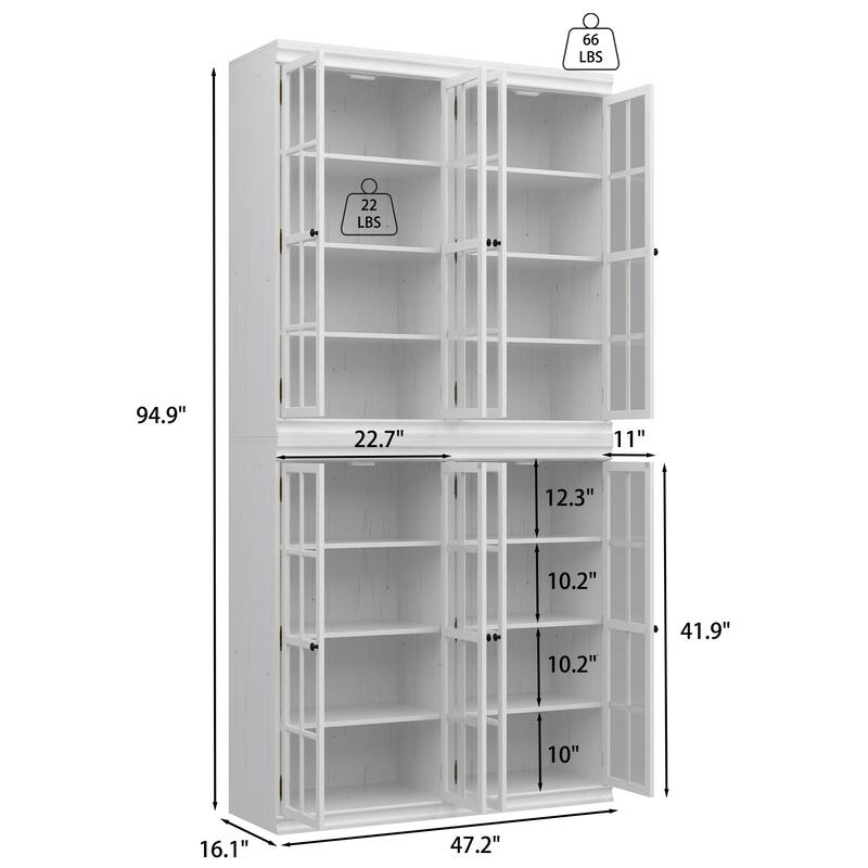 Contemporary Elegance and Versatile Sideboard Bookshelf Bookcase