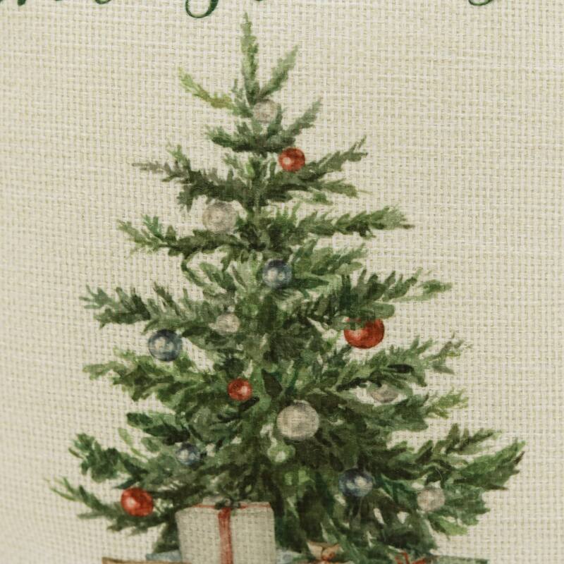 Merry Christmas Fabric Door Stop with Handle
