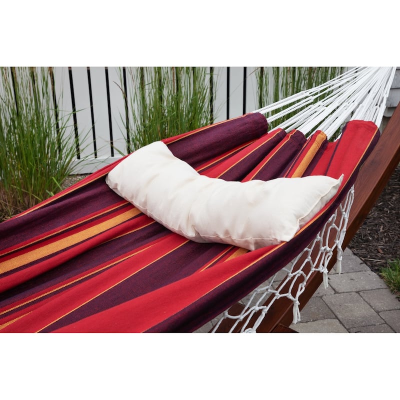 Acapulco Outdoor Patio Pillow Cotton Hammock Cushion - 10 x 30 Inches